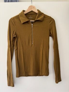Everlane Zip Polo Shirt